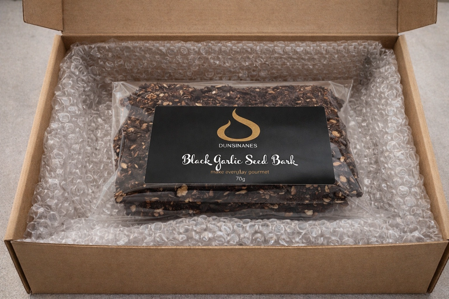 Black Garlic Muesli Bars